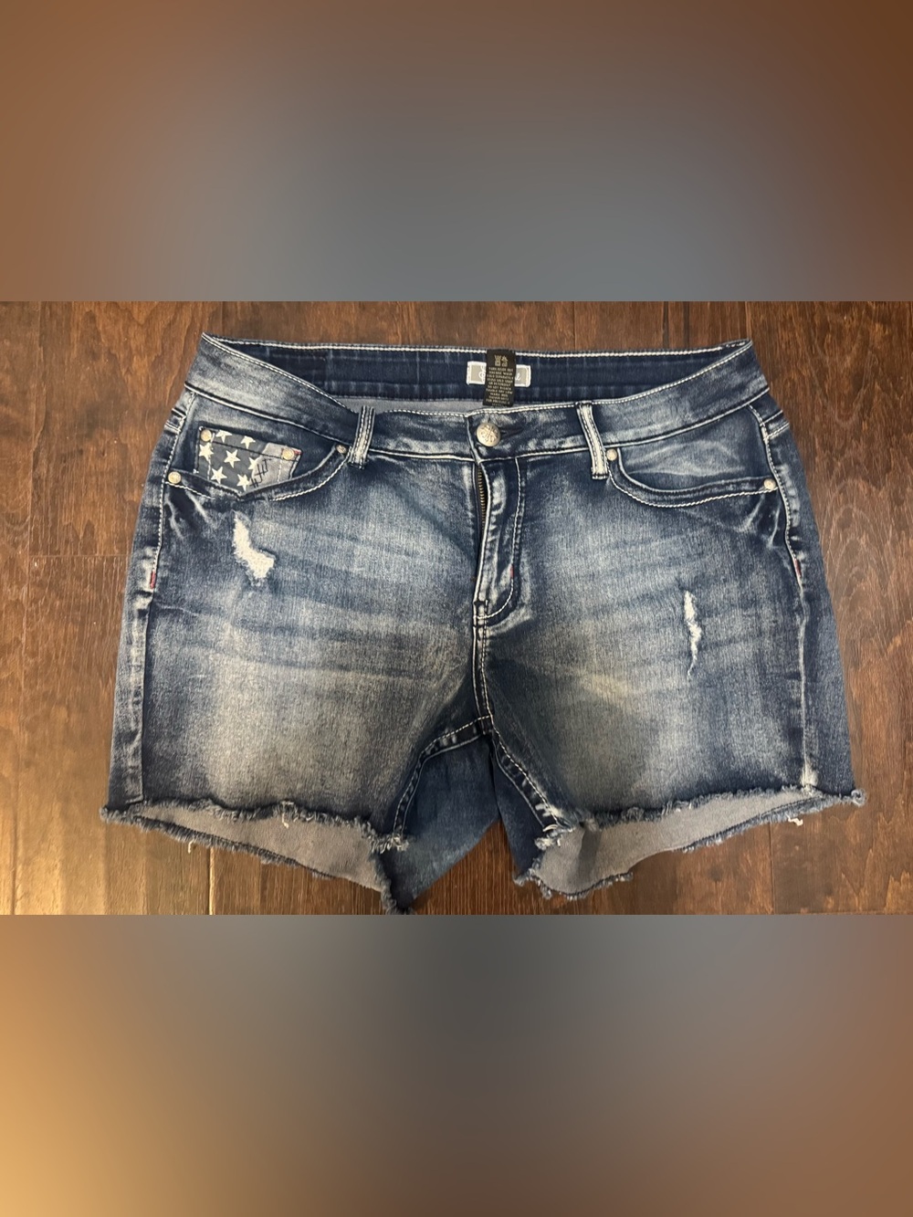 Soundgirl American Flag shorts